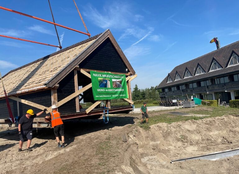 Verplaatsen tijdelijke buitensportschool