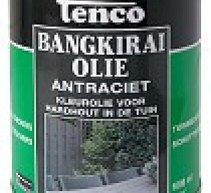 Bangkirai Hardhoutolie Antraciet 2500 ML