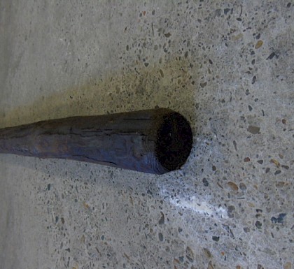 Paal Gecreosoteerd 120cm Ø 8cm