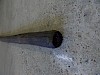Paal Gecreosoteerd 140cm Ø 7cm