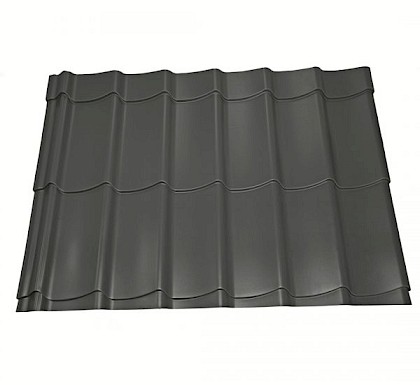 Dakpanplaat 362x118cm Antraciet