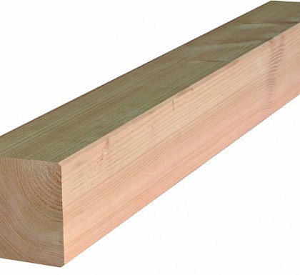 Douglas paal geschaafd 120x120x3000mm