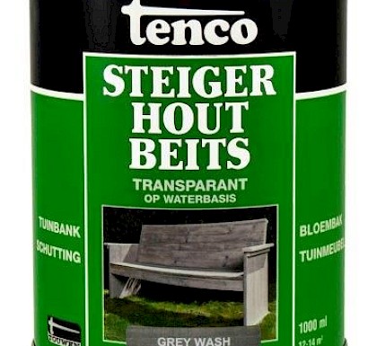 Tenco Steigerhoutbeits transparant Antraciet wash 1000ml