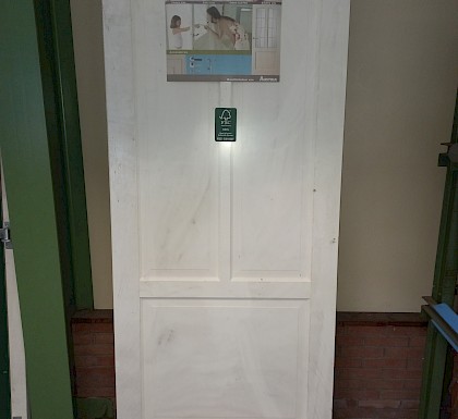 Deur 107 Austria Colour Lux Lyon 231,5x93 wit gegrond