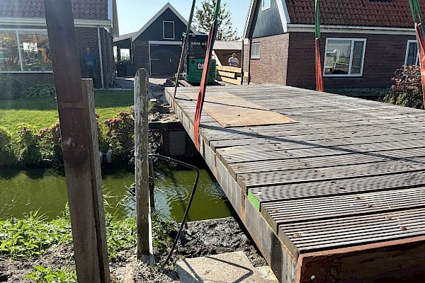 Circulaire brug geplaatst