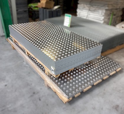 Traanplaat 2000x1000x3.5/5mm