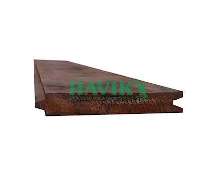 Hardhout damwand 30x185x3000mm