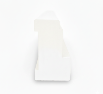 Kozijnhout A-profiel – 590 cm  – Wit gegrond