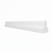 Kozijnhout B-profiel – 590 cm  – Wit gegrond